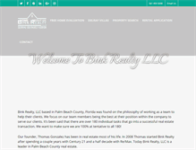 Tablet Screenshot of binkrealty.com